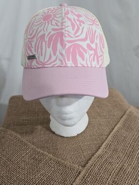 Stylish Pink Patterned Trucker Hat - Unbranded